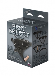 Пояс HARNESS BEST SELECT с вагинальной пробкой - LOVETOY (А-Полимер) - купить с доставкой в Пушкино