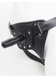 Черный пояс для насадок CLASS STRAP Restyling - LOVETOY (А-Полимер) - купить с доставкой в Пушкино