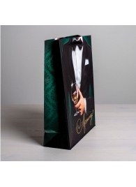 Бумажный пакет «Лучшему!» - 23 х 27 см. - Сима-Ленд - купить с доставкой в Пушкино