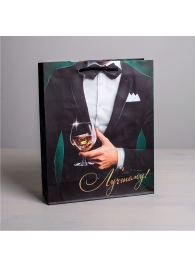 Бумажный пакет «Лучшему!» - 23 х 27 см. - Сима-Ленд - купить с доставкой в Пушкино