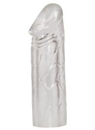 Удлиняющая насадка на пенис Mega Dick Sleeve Transparent - Orion - в Пушкино купить с доставкой