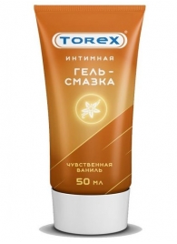 Смазка на водной основе TOREX  Чувственная ваниль  - 50 мл. - Torex - купить с доставкой в Пушкино