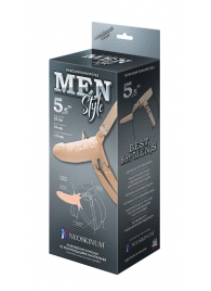 Телесный мужской парапротез MEN STYLE - 15 см. - LOVETOY (А-Полимер) - купить с доставкой в Пушкино