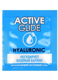 Лубрикант на водной основе Active Glide с гиалуроновой кислотой - 3 гр. - Биоритм - купить с доставкой в Пушкино
