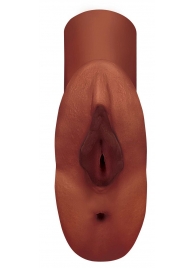 Коричневый мастурбатор Perfect Pussy Double Stroker - Pipedream - в Пушкино купить с доставкой
