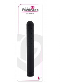 Черная насадка для анального душа ANAL DOUCHE - 15 см. - Dream Toys - купить с доставкой в Пушкино