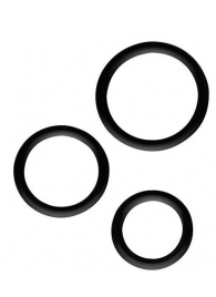 Набор из 3 эрекционных колец SILICONE COCKRINGS - Dream Toys - в Пушкино купить с доставкой