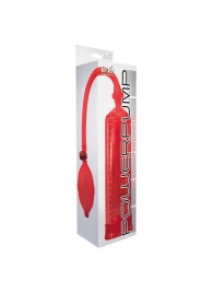 Красная вакуумная помпа Power Pump Red - Toy Joy - в Пушкино купить с доставкой