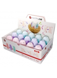 Набор из 15 мини-мастурбаторов Fantastic Egg Hard Boiled - Baile - в Пушкино купить с доставкой