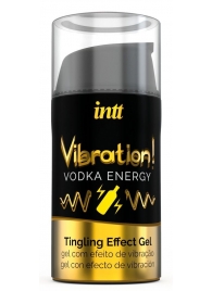 Жидкий интимный гель с эффектом вибрации Vibration! Vodka Energy - 15 мл. - INTT - купить с доставкой в Пушкино