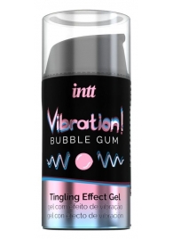 Жидкий интимный гель с эффектом вибрации Vibration! Bubble Gum - 15 мл. - INTT - купить с доставкой в Пушкино