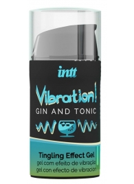 Жидкий интимный гель с эффектом вибрации Vibration! Gin   Tonic - 15 мл. - INTT - купить с доставкой в Пушкино