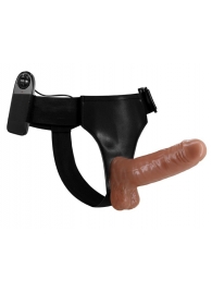 Страпон на трусиках с вибрацией Ultra Passionate Harness - 16 см. - Baile - купить с доставкой в Пушкино