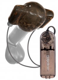Дымчатый вибростимулятор головки пениса Dual Vibrating Head Teaser - Pipedream - в Пушкино купить с доставкой