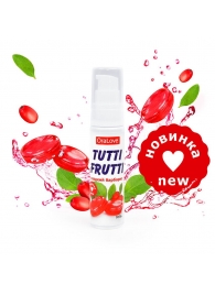 Гель-смазка Tutti-frutti со вкусом барбариса - 30 гр. - Биоритм - купить с доставкой в Пушкино