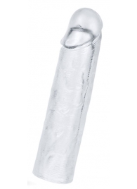 Прозрачная насадка-удлинитель Flawless Clear Penis Sleeve Add 1 - 15,5 см. - Lovetoy - в Пушкино купить с доставкой