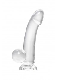 Прозрачный реалистичный фаллоимитатор Cryst - 15 см. - A-toys