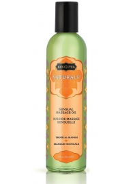 Массажное масло Naturals Tropical Mango с ароматом манго - 236 мл. - Kama Sutra - купить с доставкой в Пушкино