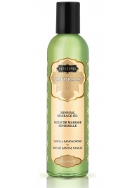 Массажное масло Naturals Vanilla Sandalwood с ароматом ванили и сандала - 236 мл. - Kama Sutra - купить с доставкой в Пушкино