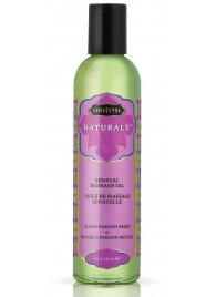 Массажное масло Naturals Island Passion Berry с ароматом тропических фруктов - 236 мл. - Kama Sutra - купить с доставкой в Пушкино