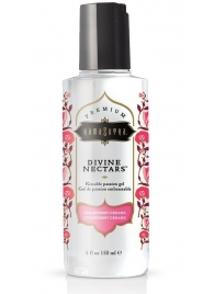 Гель-лубрикант на водной основе Divine Nectars Strawberry Dream с ароматом клубники - 150 мл. - Kama Sutra - купить с доставкой в Пушкино