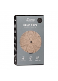 Пеньковая веревка для связывания Hemp Rope - 5 м. - Easy toys - купить с доставкой в Пушкино