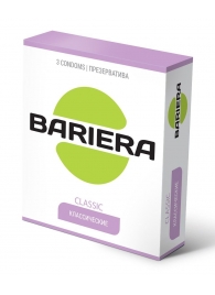 Классические презервативы Bariera Classic - 3 шт. - Bariera - купить с доставкой в Пушкино
