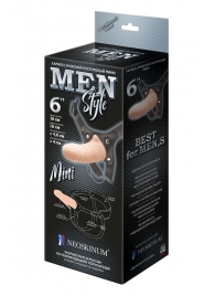 Пустотелый фаллопротез MEN STYLE - 17,5 см. - LOVETOY (А-Полимер) - купить с доставкой в Пушкино