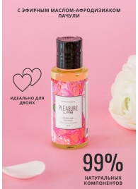 Массажное масло Pleasure Lab Delicate с ароматом пиона и пачули - 50 мл. - Pleasure Lab - купить с доставкой в Пушкино