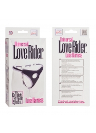 Трусы для страпона с универсальным креплением Universal Love Rider Luxe Harness - California Exotic Novelties - купить с доставкой в Пушкино