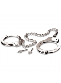 Металлические наручники Metal Leg Cuffs - Pipedream - купить с доставкой в Пушкино