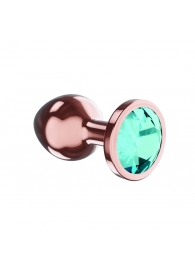 Пробка цвета розового золота с малиновым кристаллом Diamond Topaz Shine L - 8,3 см. - Lola Games - купить с доставкой в Пушкино