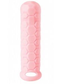 Розовый фаллоудлинитель Homme Long - 15,5 см. - Lola Games - в Пушкино купить с доставкой