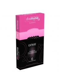 Презервативы с точками и рёбрышками DOMINO Classic Extase - 6 шт. - Domino - купить с доставкой в Пушкино