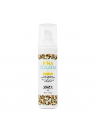 Разогревающее массажное масло с ароматом пина колада Gourmet Pina Colada - 50 мл. - Exsens - купить с доставкой в Пушкино