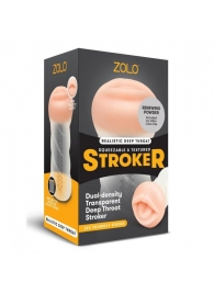 Мастурбатор-ротик ZOLO DEEP THROAT - Zolo - в Пушкино купить с доставкой