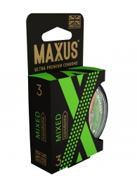 Презервативы в пластиковом кейсе MAXUS AIR Mixed - 3 шт. - Maxus - купить с доставкой в Пушкино