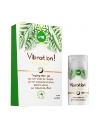 Возбуждающий гель с ароматом кокоса Vibration Coconut - 15 мл. - INTT - купить с доставкой в Пушкино