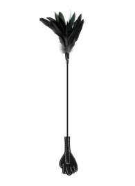 Двусторонний стек-щекоталка Sweet Caress Feather Whip - 58 см. - Sweet Caress - купить с доставкой в Пушкино