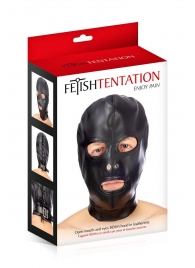 Маска-шлем с прорезями для глаз и рта - Fetish Tentation - купить с доставкой в Пушкино