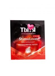 Разогревающий гель-лубрикант Stimulove Strong в одноразовой упаковке - 4 гр. - Биоритм - купить с доставкой в Пушкино