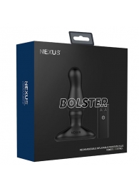 Черный вибростимулятор простаты Nexus Bolster - 12,3 см. - Nexus Range - в Пушкино купить с доставкой