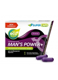 Возбуждающее средство для мужчин Mans Power plus - 10 капсул (0,35 гр.) +1 в подарок - SuperCaps - купить с доставкой в Пушкино