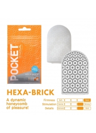 Карманный мастурбатор HEXA-BRICK - Tenga - в Пушкино купить с доставкой