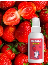 Универсальная смазка с ароматом клубники  Москва Вкусная  - 100 мл. - Москва - купить с доставкой в Пушкино