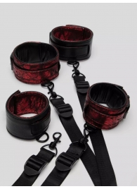 Изысканный набор фиксаций на кровати Reversible Under Mattress Restraint Set - Fifty Shades of Grey - купить с доставкой в Пушкино