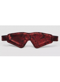 Двусторонняя красно-черная маска на глаза Reversible Faux Leather Blindfold - Fifty Shades of Grey - купить с доставкой в Пушкино