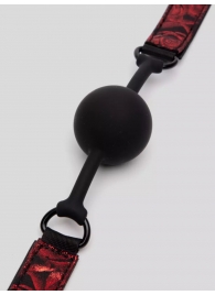 Кляп-шар на двусторонних ремешках Reversible Silicone Ball Gag - Fifty Shades of Grey - купить с доставкой в Пушкино