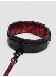 Стильный ошейник с поводком Reversible Faux Leather Collar and Lead - Fifty Shades of Grey - купить с доставкой в Пушкино
