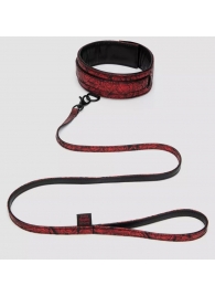 Стильный ошейник с поводком Reversible Faux Leather Collar and Lead - Fifty Shades of Grey - купить с доставкой в Пушкино